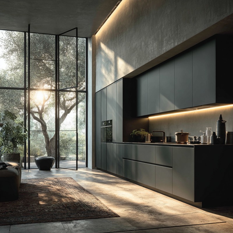 Armadi da cucina industriali interamente in alluminio a prova d'umidità